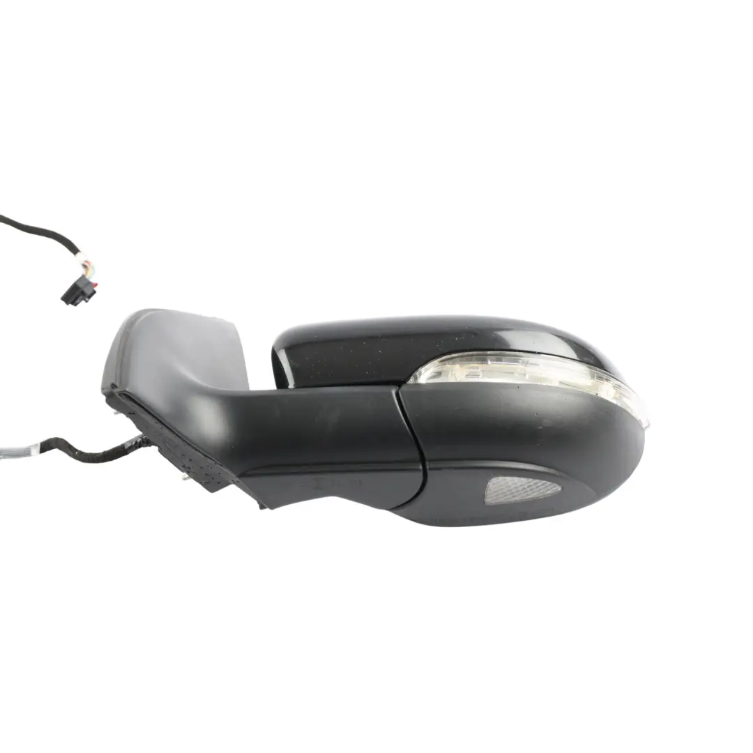 VW Volkswagen Golf Mk6 Side View Outer Wing Mirror Left N/S Black - SKU RHD-5K0857507AE-BLK - Part number 5K0857507AE