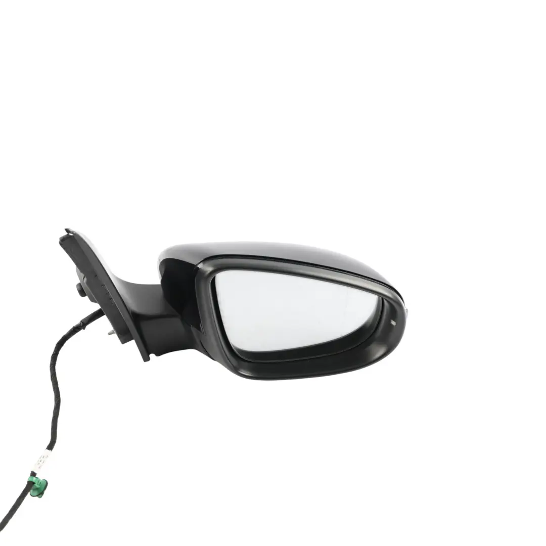 Volkswagen Golf Mk6 Side View Outer Wing Mirror Right O/S Black - SKU RHD-5K0857508AE-BLK - Part number 5K0857508AE