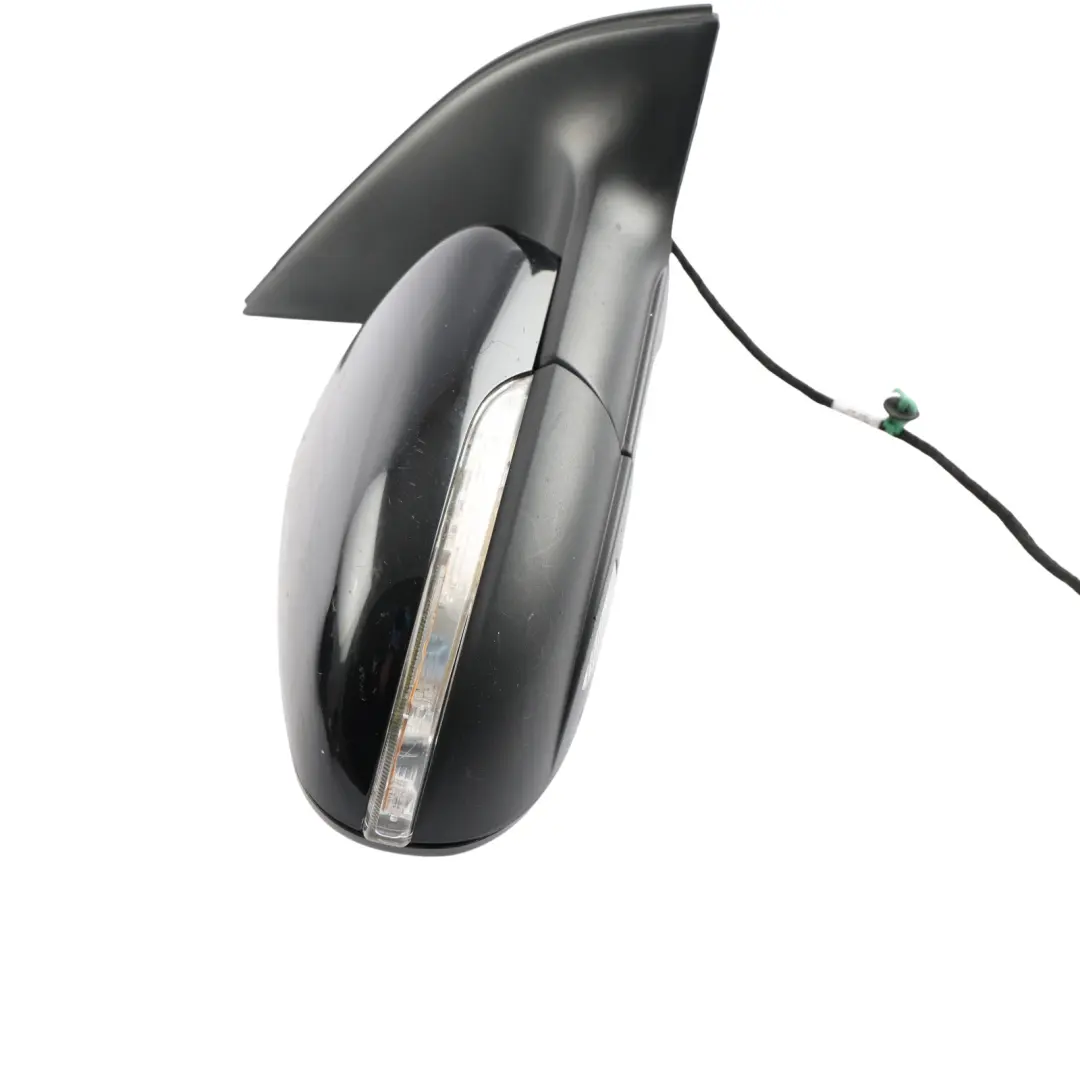 Volkswagen Golf Mk6 Side View Outer Wing Mirror Right O/S Black - SKU RHD-5K0857508AE-BLK - Part number 5K0857508AE