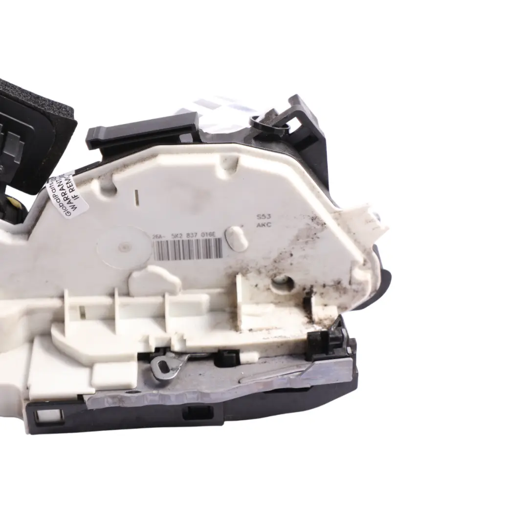 7N Front Door Lock Mechanism Right O/S to Volkswagen Golf MK7 Sharan with Part number 5K2837016E Volkswagen Golf MK7 Sharan 7N Front Door Lock Mechanism Right O/S - SKU RHD-5K2837016E - Part number 5K2837016E