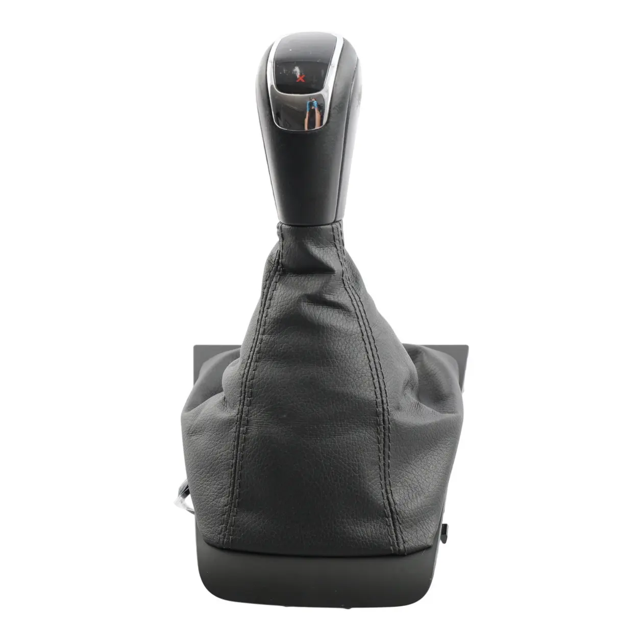 Skoda Yeti 5L Manual Gear Shift Knob Lever Trim Cover Leather Black 5L2711113Q