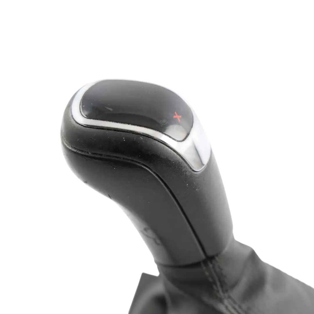 Skoda Yeti 5L Manual Gear Shift Knob Lever Trim Cover Leather Black - SKU RHD-5L2711113Q - Part number 5L2711113Q