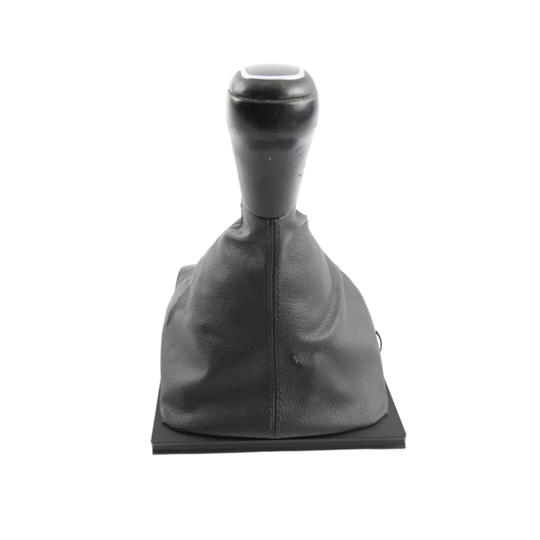Skoda Yeti 5L Manual Gear Shift Knob Lever Trim Cover Leather Black - SKU RHD-5L2711113Q - Part number 5L2711113Q