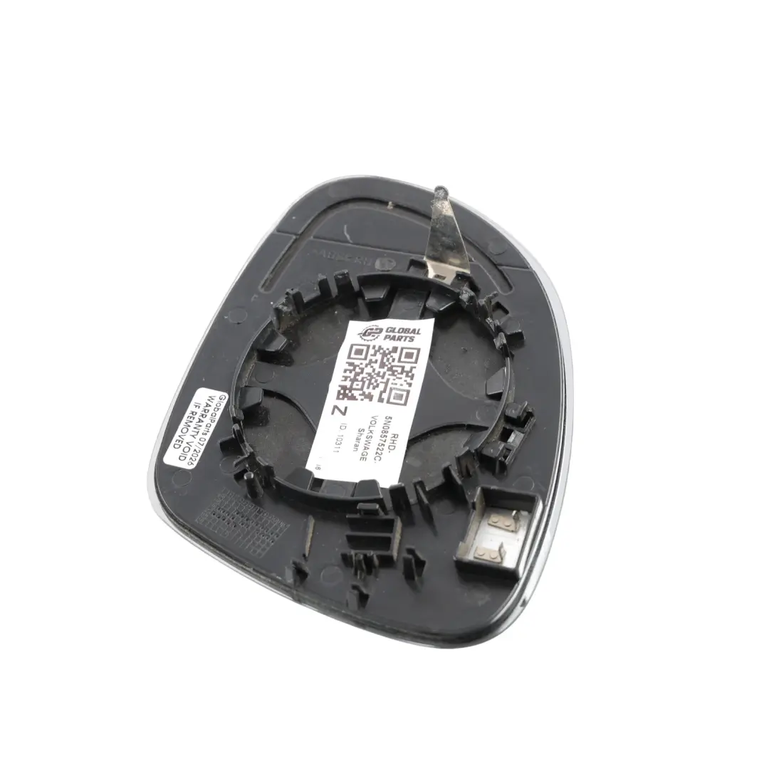 7N Front Door Wing Mirror Glass Insert Right O/S to Volkswagen VW Sharan with Part number 5N0857522C Volkswagen VW Sharan 7N Front Door Wing Mirror Glass Insert Right O/S - SKU RHD-5N0857522C-1 - Part number 5N0857522C