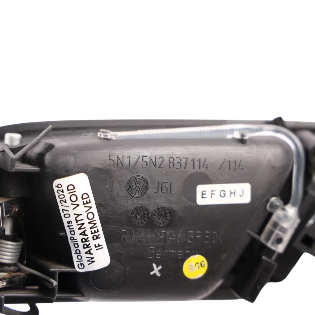 Volkswagen Tiguan 5N Door Handle Interior Right O/S Switch Panel - SKU RHD-5N2837114G-1 - Part number 5N2837114G