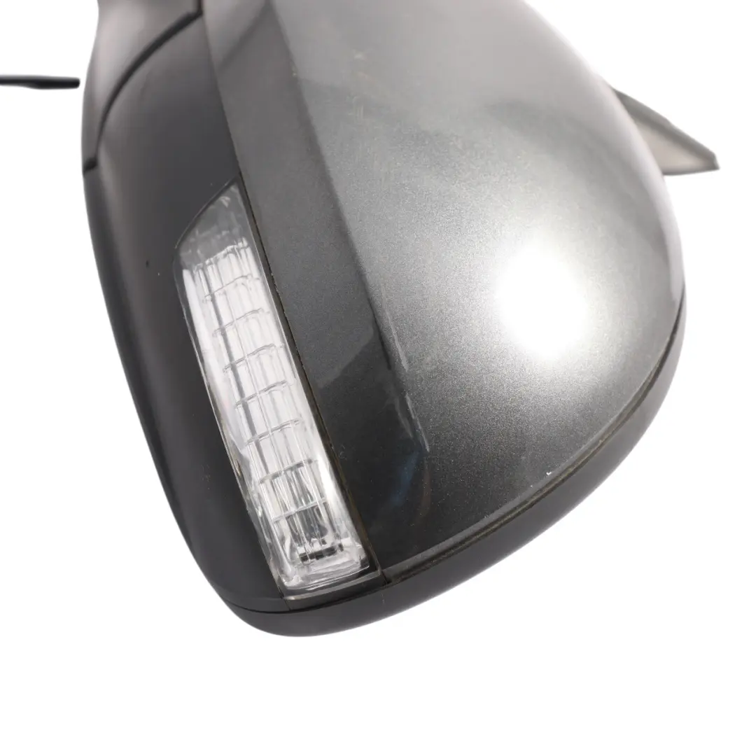 Volkswagen Tiguan 5N Door Wing Mirror View Left N/S Pepper Grey Metallic - D7R - SKU RHD-5N2857507M-PEG - Part number 5N2857507M-PEG