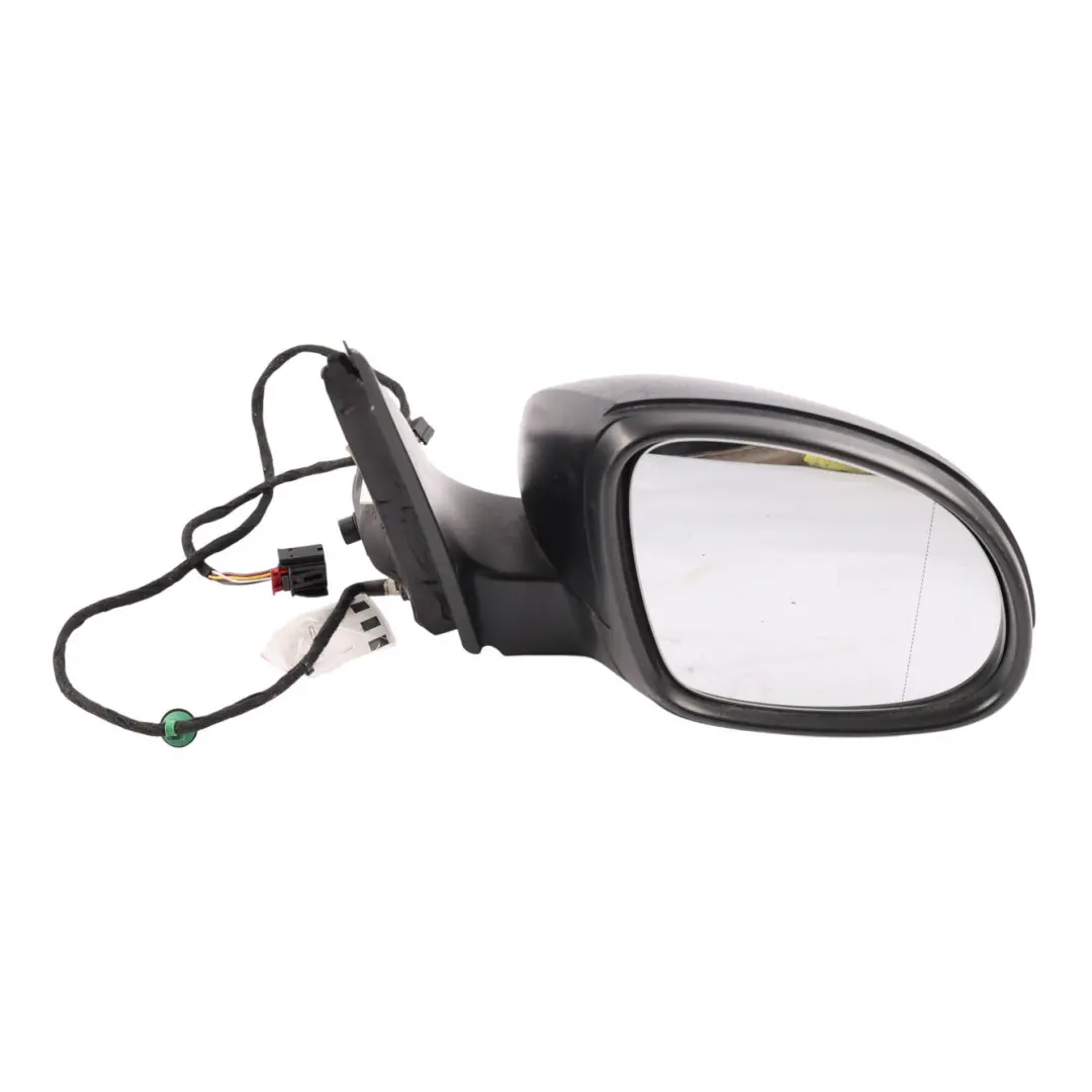 Volkswagen Tiguan 5N Door Wing Mirror View Right O/S Deep Black C9X - SKU RHD-5N2857508K-DBL - Part number 5N2857508K