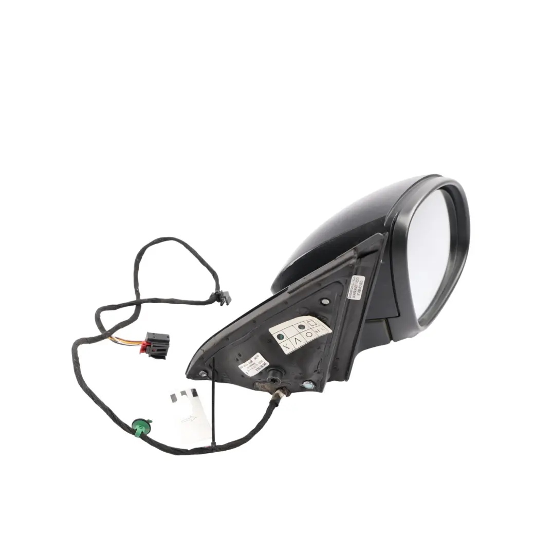Door Wing Mirror View Right O/S Deep Black C9X to Volkswagen Tiguan 5N with Part number 5N2857508K Volkswagen Tiguan 5N Door Wing Mirror View Right O/S Deep Black C9X - SKU RHD-5N2857508K-DBL - Part number 5N2857508K