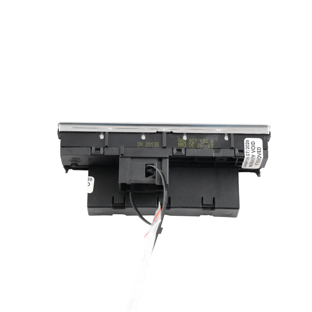 Volkswagen Tiguan 5N ESP Traction Panel On Off Switch Block Panel - SKU RHD-5N2927132A - Part number 5N2927132A