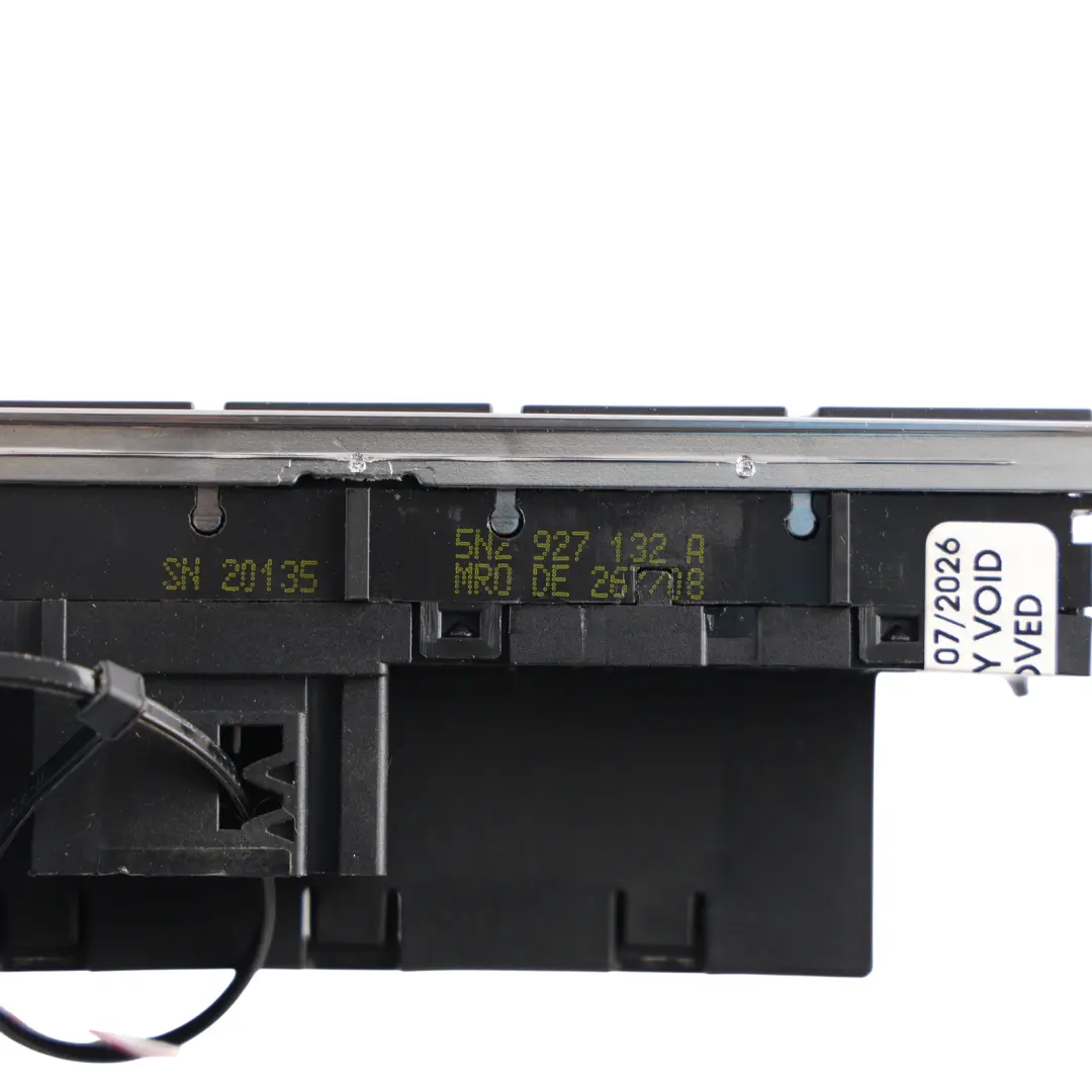 Volkswagen Tiguan 5N ESP Traction Panel On Off Switch Block Panel - SKU RHD-5N2927132A - Part number 5N2927132A
