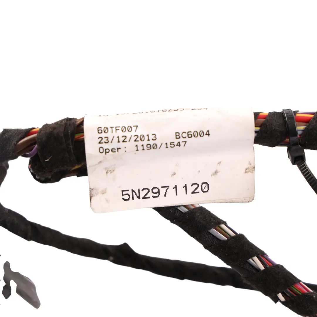Volkswagen Tiguan 5N Door Wiring Loom Front Right O/S Driver's Side - SKU RHD-5N2971120 - Part number 5N2971120