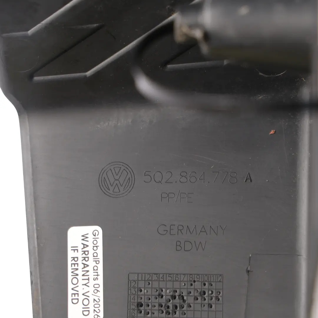 Front Foot Rest Cover Pad to Volkswagen Golf Mk7 R with Part number 5Q2864778A Volkswagen Golf Mk7 R Front Foot Rest Cover Pad - SKU RHD-5Q2864778A-1 - Part number 5Q2864778A
