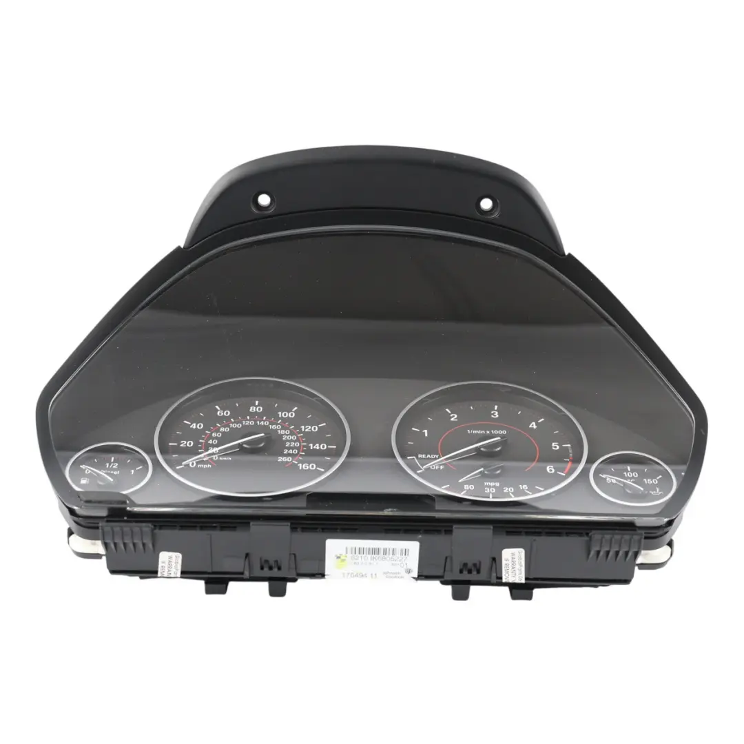 Instrument Cluster Speedo Clocks Panel Diesel Manual to BMW F30 F31 with Part number 6805227 BMW F30 F31 Instrument Cluster Speedo Clocks Panel Diesel Manual - SKU RHD-6805227-1 - Part number 6805227