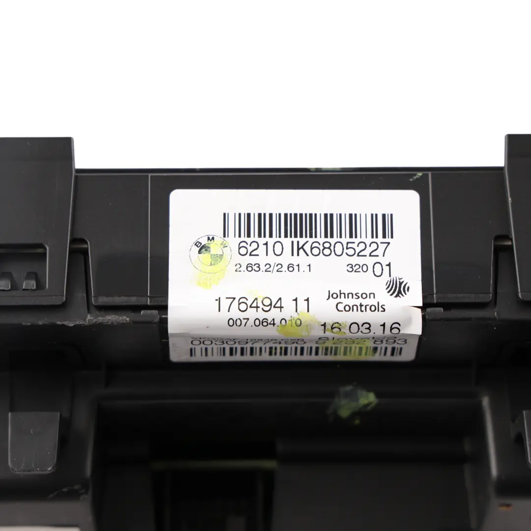 Instrument Cluster Speedo Clocks Panel Diesel Manual to BMW F30 F31 with Part number 6805227 BMW F30 F31 Instrument Cluster Speedo Clocks Panel Diesel Manual - SKU RHD-6805227-1 - Part number 6805227