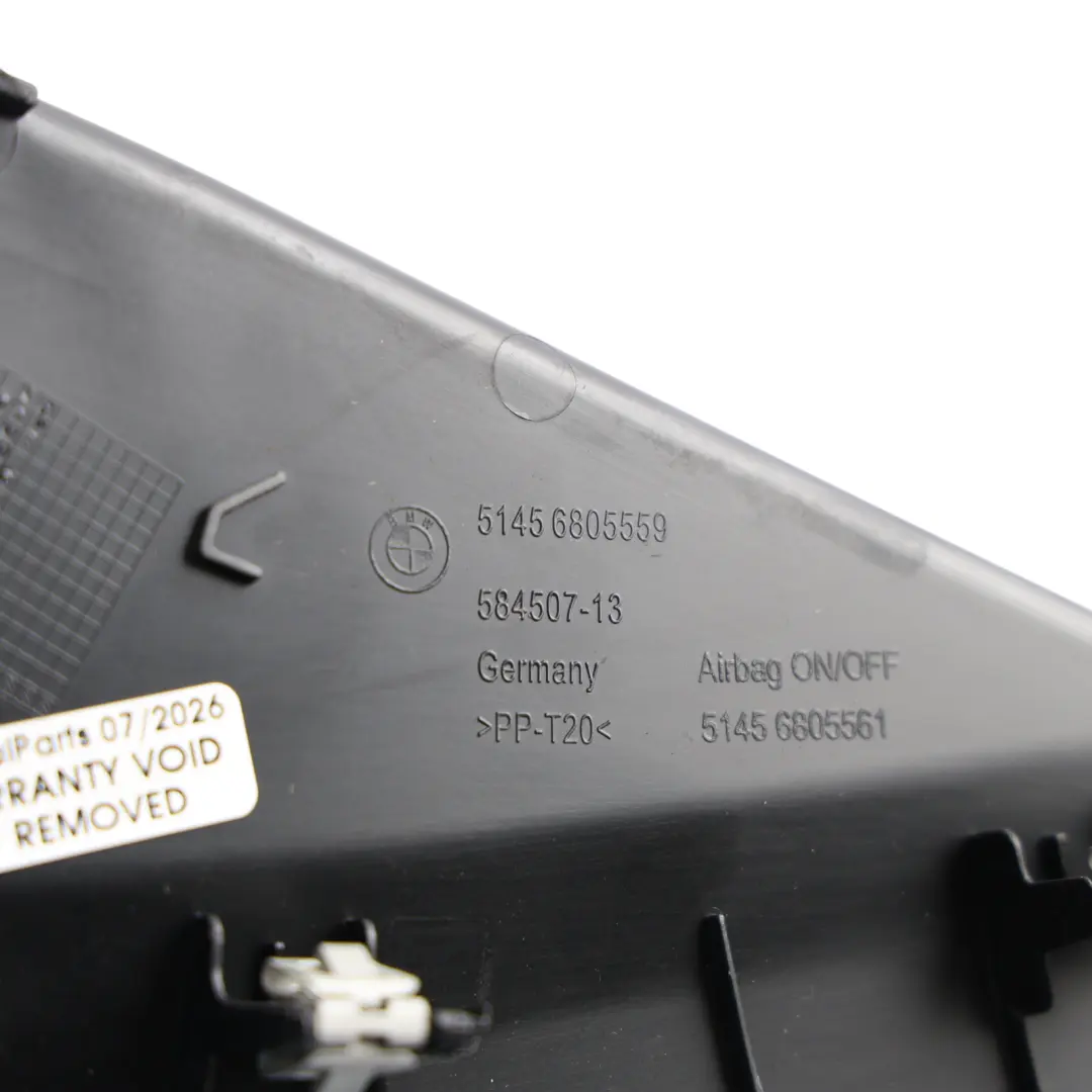 BMW G20 G21 Dashboard Instrument Panel End Trim Cover Left N/S - SKU RHD-6805559 - Part number 6805559
