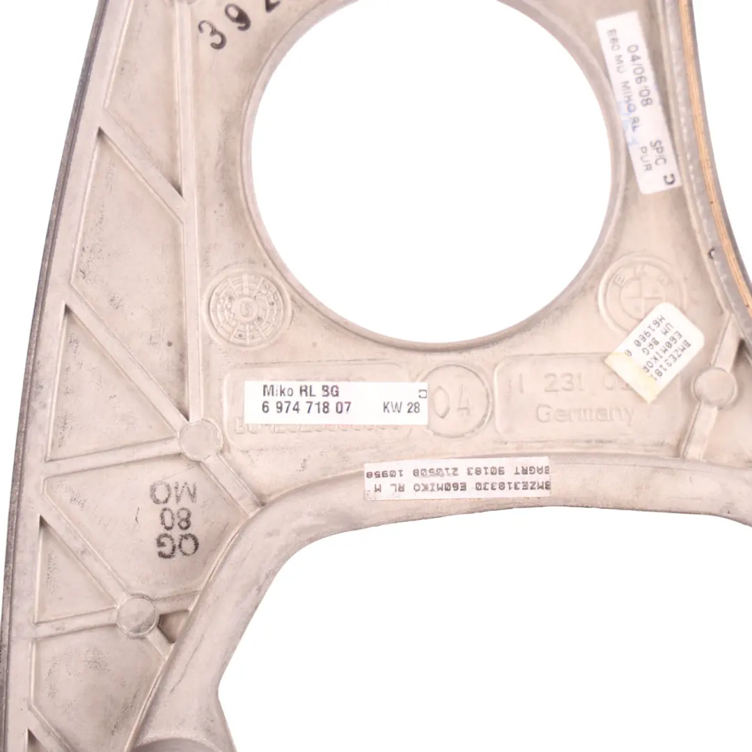 Centre Console Cover BMW E60 E61 LCI Trim Bambus Wood Anthracite to with Part number 6974718 Centre Console Cover BMW E60 E61 LCI Trim Bambus Wood Anthracite - SKU rhd-6974718 - Part number 6974718