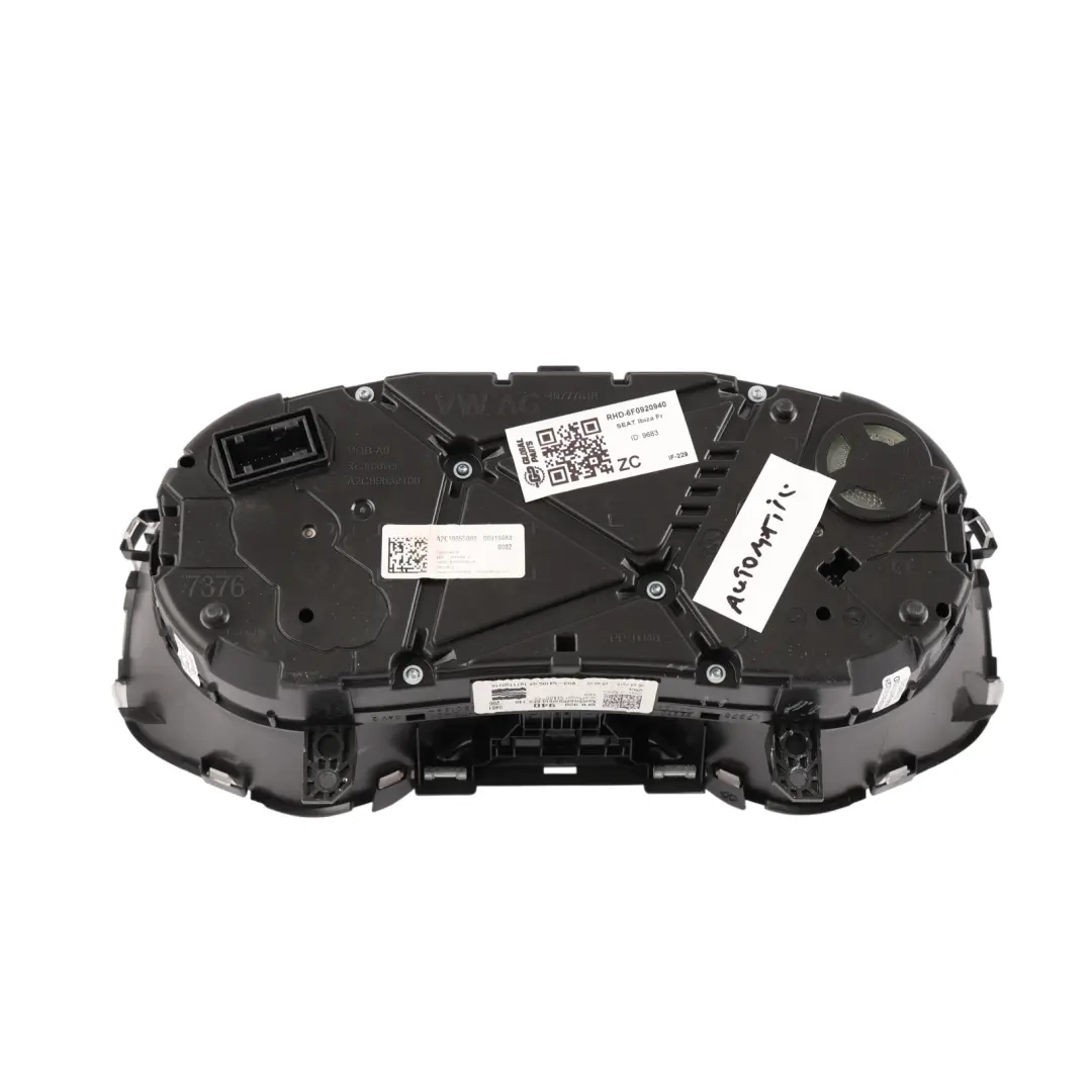 Mk5 Instrument Cluster Speedometer Clocks Petrol Manual to Seat Ibiza with Part number 6F0920940 Seat Ibiza Mk5 Instrument Cluster Speedometer Clocks Petrol Manual - SKU RHD-6F0920940 - Part number 6F0920940