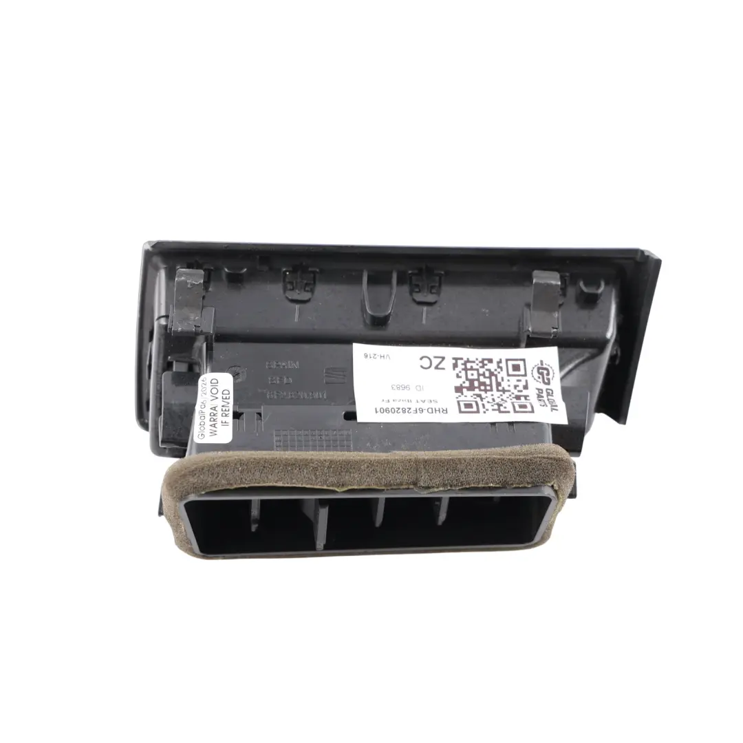 Mk5 Arona Dashboard Dash Air Vent Channel Right O/S to Seat Ibiza with Part number 6F2820901 Seat Ibiza Mk5 Arona Dashboard Dash Air Vent Channel Right O/S - SKU RHD-6F2820901 - Part number 6F2820901