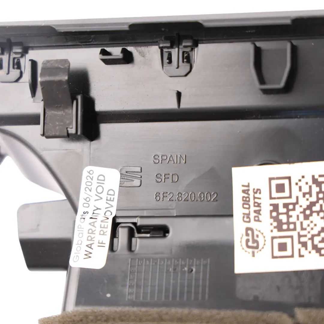 Seat Ibiza Mk5 Arona Dashboard Dash Air Vent Channel Left N/S - SKU RHD-6F2820902 - Part number 6F2820902
