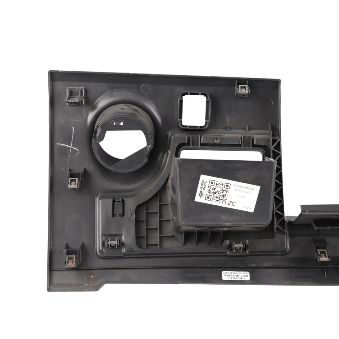Seat Ibiza Mk5 Arona Lower Dashboard Trim Panel Cover Right O/S - SKU RHD-6F2858366 - Part number 6F2858366