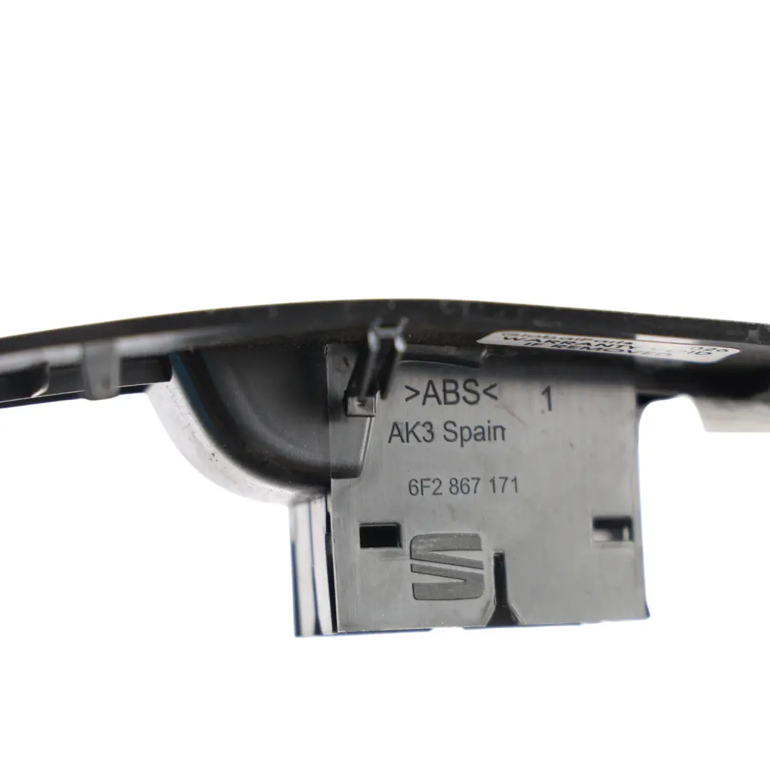 Seat Ibiza Mk5 Leon Mk4 Window Lifter Switch Trim Front Left N/S - SKU RHD-6F2867171 - Part number 6F2867171