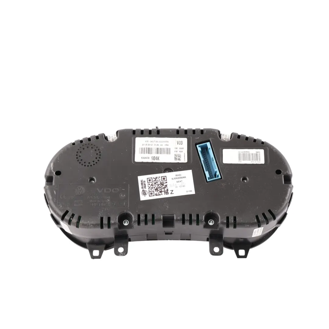 Seat Ibiza Mk4 Instrument Cluster Speedo Clocks Petrol Manual - SKU RHD-6J0920904K - Part number 6J0920904K