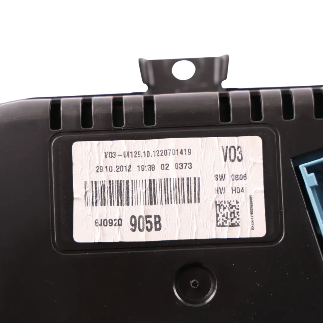 Seat Ibiza Mk4 Instrument Cluster Speedometer Clocks Petrol Automatic - SKU RHD-6J0920905B - Part number 6J0920905B