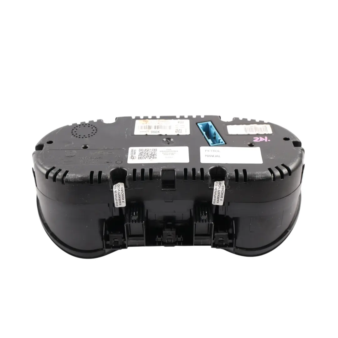 Instrument Cluster Speedo Clocks Petrol Manual 6R0920960K to Volkswagen VW Polo 6R with Part number 6R0920960KX Volkswagen VW Polo 6R Instrument Cluster Speedo Clocks Petrol Manual 6R0920960K - SKU RHD-6R0920960KX - Part number 6R0920960KX
