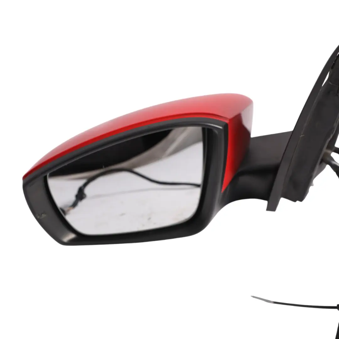 VW Volkswagen Polo 6R Door Wing Left N/S Side View Mirror Flash Red P3G - SKU RHD-6R2857507AB-FLRE - Part number 6R2857507AB