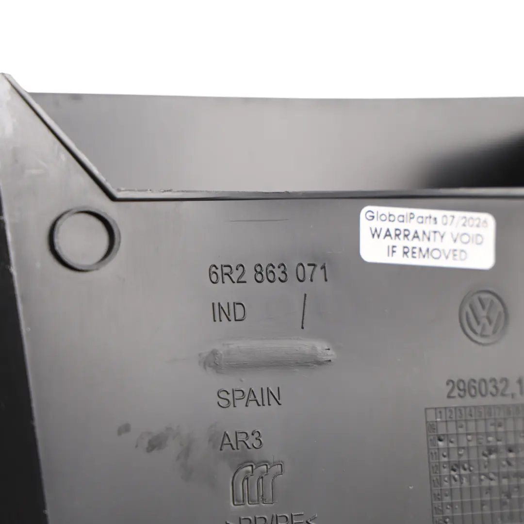 Volkswagen Polo 6R Dashboard Storage Box Compartment Tray Driver Side - SKU RHD-6R2863071 - Part number 6R2863071