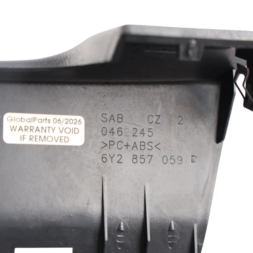 Mk1 Dashboard Speedo Trim Cover Panel Black 1.9 TDI to Skoda Fabia with Part number 6Y2857059B Skoda Fabia Mk1 Dashboard Speedo Trim Cover Panel Black 1.9 TDI - SKU RHD-6Y2857059B - Part number 6Y2857059B