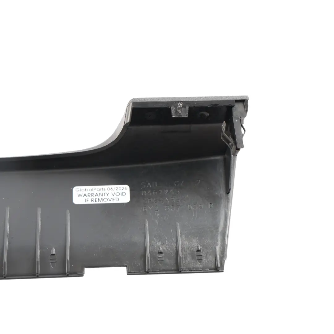 Skoda Fabia Mk1 Dashboard Speedo Trim Cover Panel Black 1.9 TDI - SKU RHD-6Y2857059B - Part number 6Y2857059B
