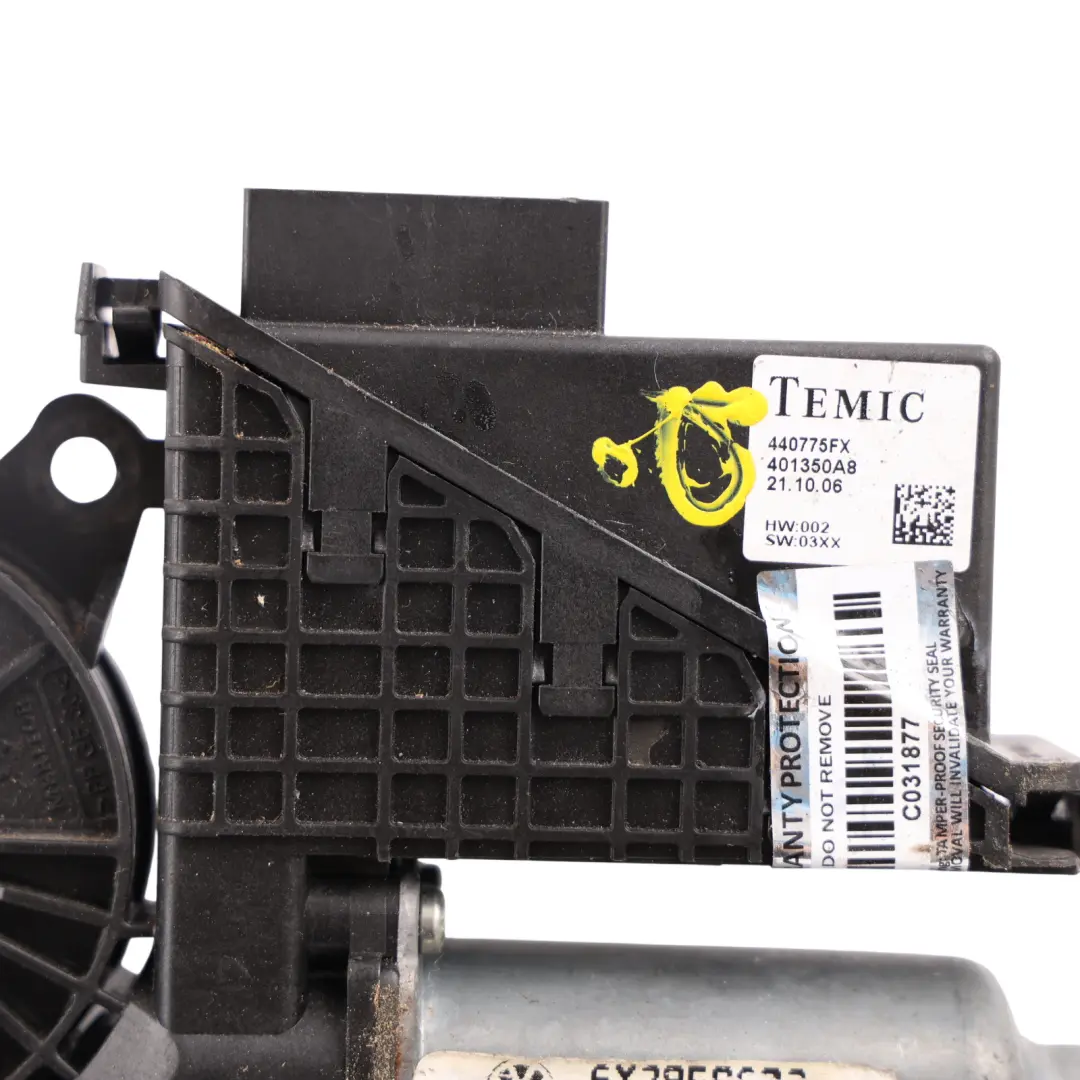Skoda Fabia Rs 6Y Front Door Window Regulator Motor Driver Side - SKU RHD-6Y2959802 - Part number 6Y2959802