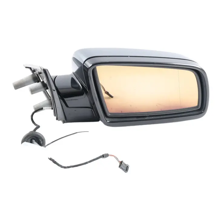BMW E60 E61 LCI Wing Mirror Auto Dip Heated Right O/S Platingrau Metallic - A68