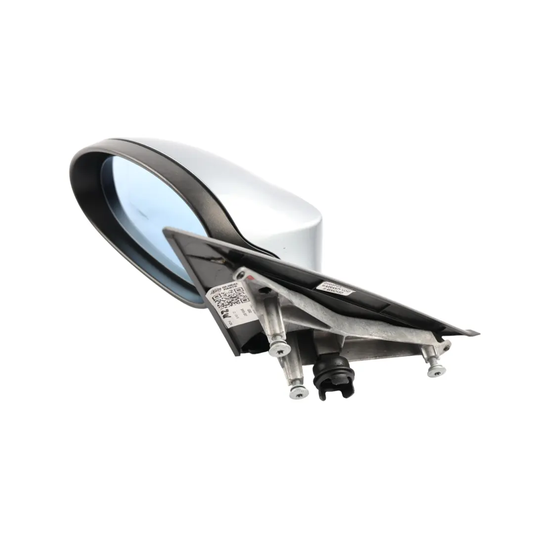 BMW E87 Heated Left Wing Mirror N/S Quarzblau Quartz Blue Metallic A18 - SKU RHD-7189851-QB2 - Part number 7189851