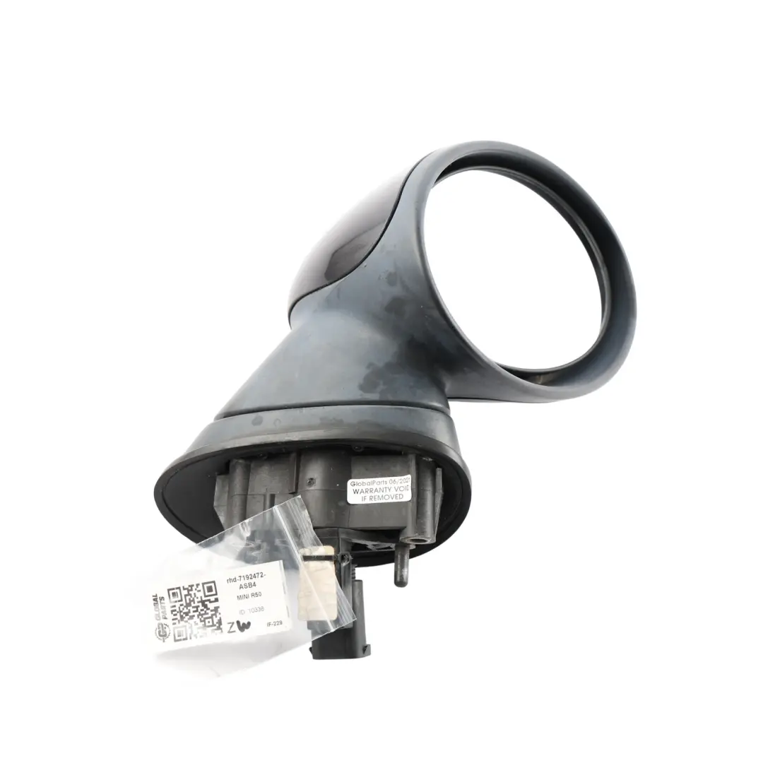  Door Wing Mirror Mini Cooper One R50 R53 4 Right O/S 3 Pins Astro Black A25 - SKU rhd-7192472-ASB4 - Part number 7192472