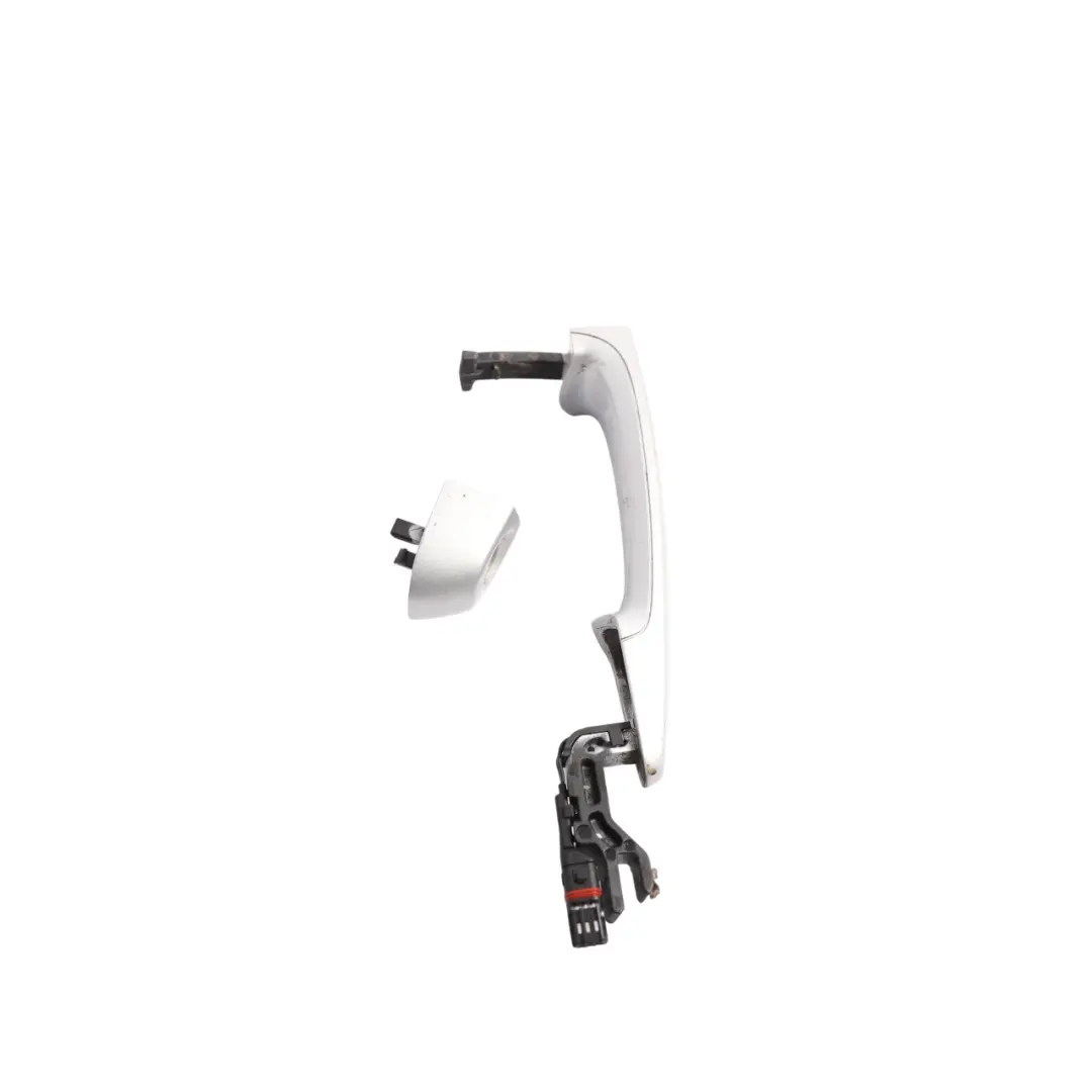 BMW E90 E91 Door Grab Handle Front Right O/S Titansilber Silver Metallic - 354 - SKU RHD-7207566-TS - Part number 7207566