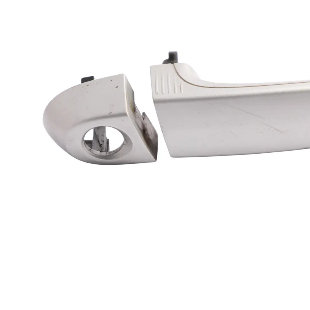 BMW E90 E91 Door Grab Handle Front Right O/S Titansilber Silver Metallic - 354 - SKU RHD-7207566-TS - Part number 7207566