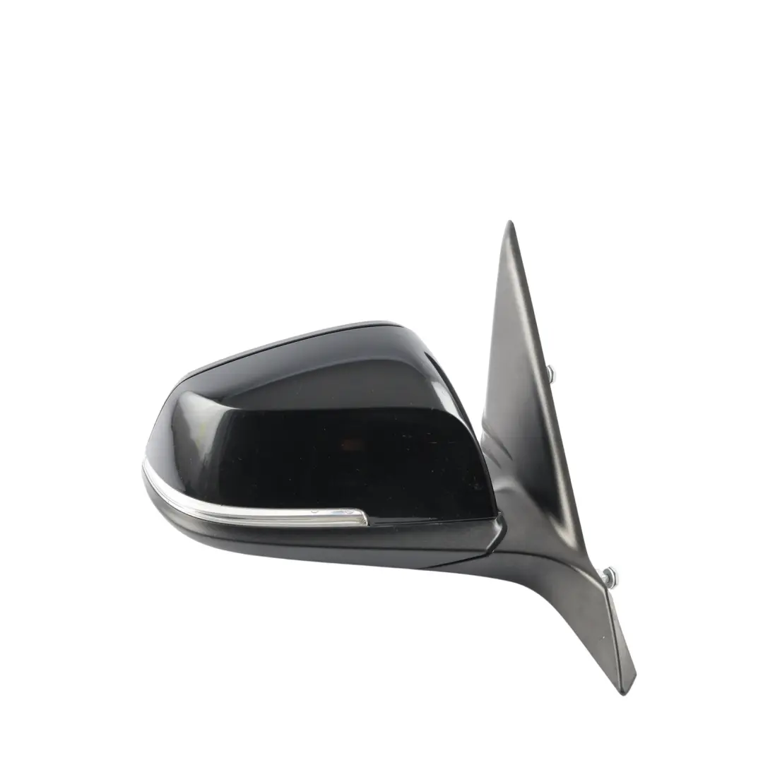 Heated Right Wing Mirror O/S Black Sapphire 475 to BMW F20 F20N LCI with Part number 7242704 BMW F20 F20N LCI Heated Right Wing Mirror O/S Black Sapphire 475 - SKU RHD-7242704-BS - Part number 7242704
