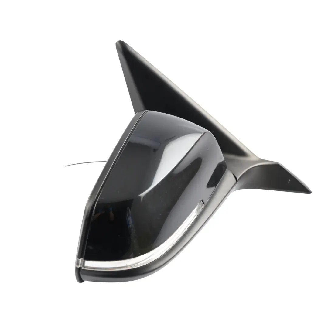 BMW F20 F20N LCI Heated Right Wing Mirror O/S Black Sapphire 475 - SKU RHD-7242704-BS - Part number 7242704