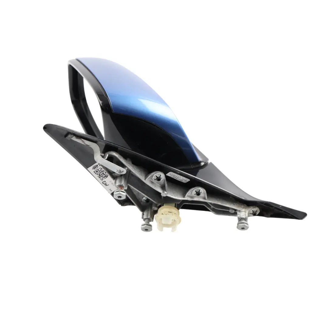 BMW F20 Wing Mirror Heated Left N/S High Gloss Estoril Blau Blue - B45 - SKU RHD-7242779-EB1 - Part number 7242779