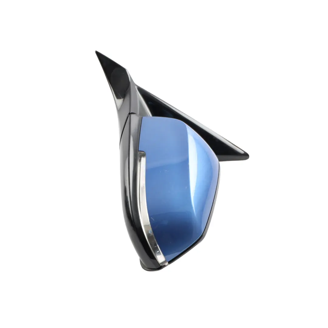 Wing Mirror Heated Left N/S High Gloss Estoril Blau Blue - B45 to BMW F20 with Part number 7242779 BMW F20 Wing Mirror Heated Left N/S High Gloss Estoril Blau Blue - B45 - SKU RHD-7242779-EB1 - Part number 7242779