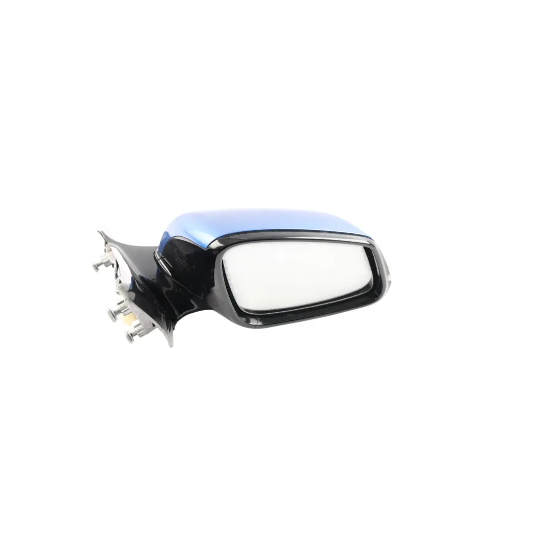 BMW F20 Wing Mirror Door Right O/S Heated High Gloss 6 Pins Estoril Blue - B45 - SKU RHD-7242780-EB - Part number 7242780