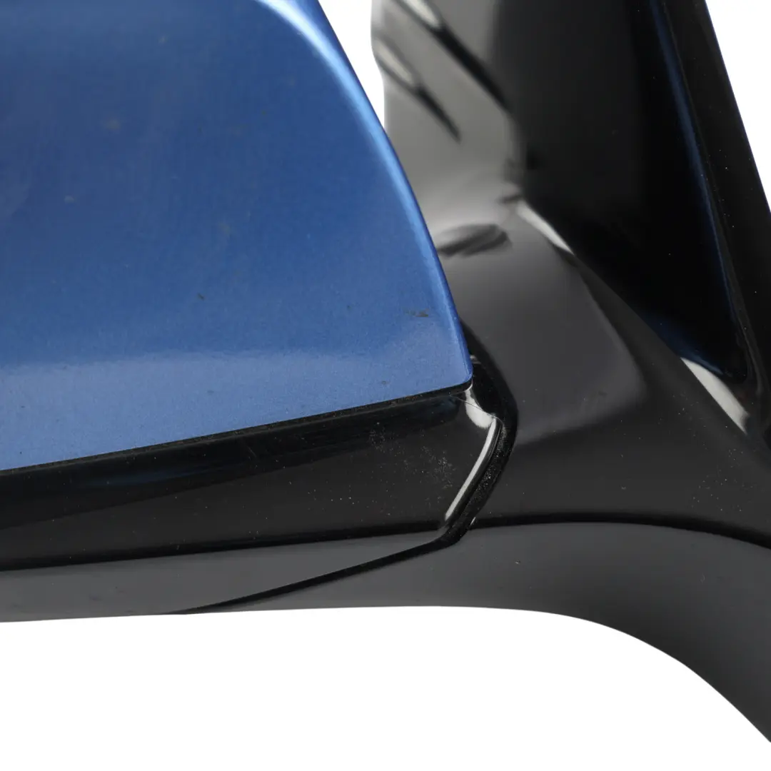 BMW F20 Wing Mirror Door Right O/S Heated High Gloss 6 Pins Estoril Blue - B45 - SKU RHD-7242780-EB - Part number 7242780
