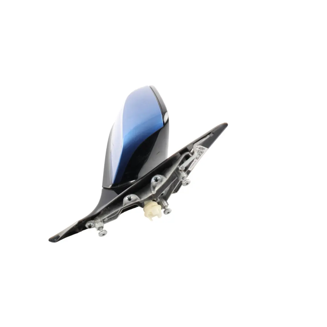 BMW F20 Wing Mirror Door Right O/S Heated High Gloss 6 Pins Estoril Blue - B45 - SKU RHD-7242780-EB - Part number 7242780