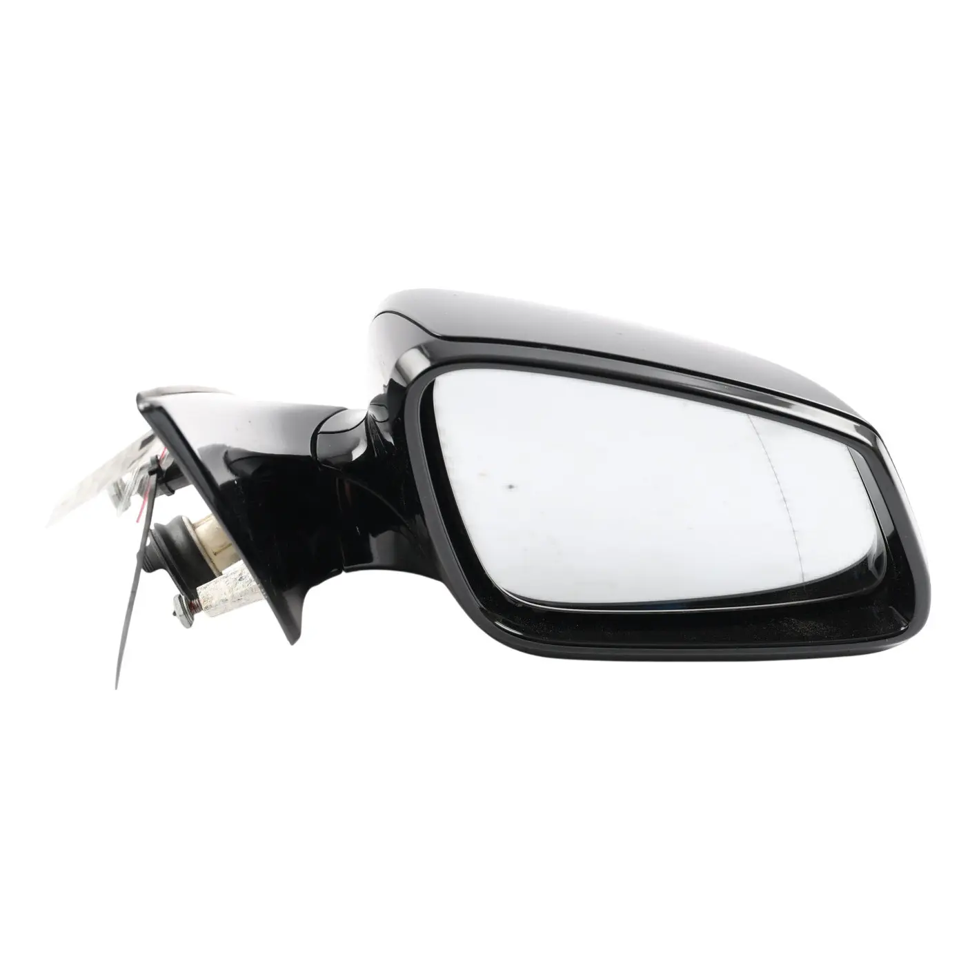 BMW F10 F11 Wing Mirror Heated Right O/S High Gloss 5 Pins Schwarz 2 Black - 668