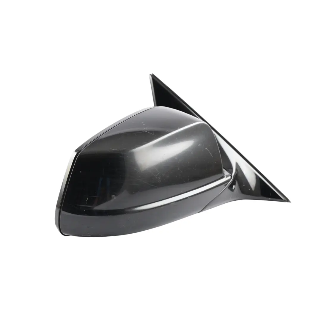 BMW F10 F11 Wing Mirror Heated Right O/S High Gloss 5 Pins Schwarz 2 Black - 668 - SKU RHD-7268250-SCH1 - Part number 7268250