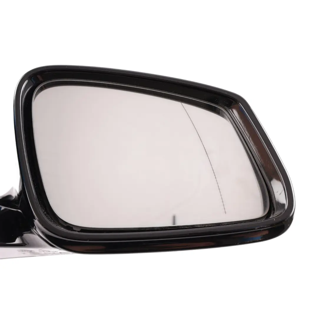 BMW F10 F11 Wing Mirror Heated Right O/S High Gloss 5 Pins Schwarz 2 Black - 668 - SKU RHD-7268250-SCH1 - Part number 7268250