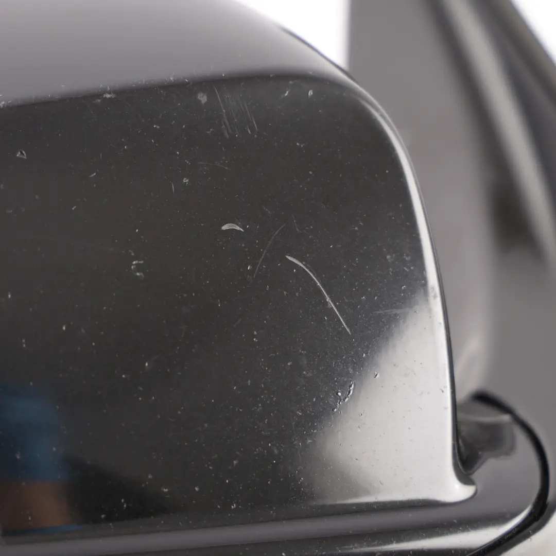 BMW F10 F11 Wing Mirror Heated Right O/S High Gloss 5 Pins Schwarz 2 Black - 668 - SKU RHD-7268250-SCH1 - Part number 7268250