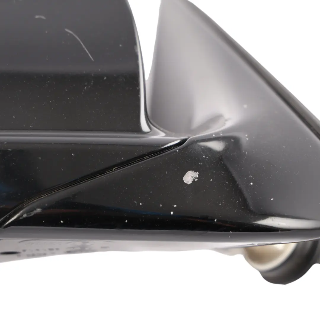 BMW F10 F11 Wing Mirror Heated Right O/S High Gloss 5 Pins Schwarz 2 Black - 668 - SKU RHD-7268250-SCH1 - Part number 7268250